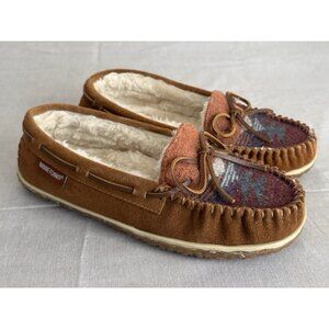 Minnetonka Tilia Slipper - Women's Size 8 Brown Multicolor